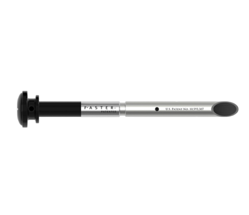 FASTER Pro Silver acoustic end button for violín - Image 1