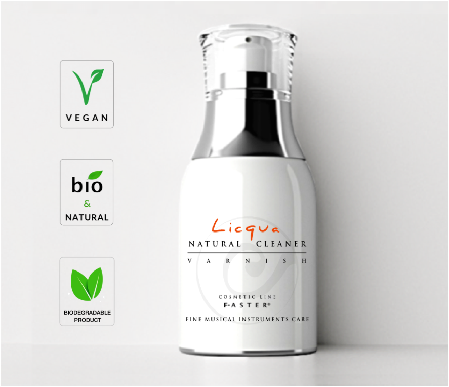 LICQUA natural varnish cleaner for musical instruments